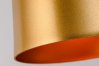 Pendant Lamp TOOLIGHT APP196 FOX B Bell Metal Black - Gold Pink E27 1-light point