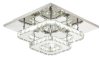 Ceiling LED Lamp Chandelier TOOLIGHT APP410-C Mirror Metal Cristal Square