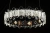 Pendant LED Lamp TOOLIGHT APP1041-CP Cristal + remote control Round 1-light point 44 W 39x39x10-102cm