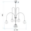 LAMP APP1584-6CP 80x80x80cm