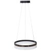 Pendant LED Lamp TOOLIGHT APP1191-CP 40cm Black Plastic 32W + remote control