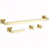 BATHROOM HOOK SET REA RIO GOLD 4 PIECES