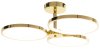 Pendant LED Lamp TOOLIGHT APP993-C Gold + remote control 3-light points 70W 63x66x24cm