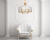 Pendant Lamp TOOLIGHT APP789-6C Cristal 6-light points E14 83x83x114cm