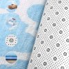 PLUSH CARPET CLOVER BLUE 1.20*1.70