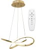 Pendant LED Lamp TOOLIGHT APP390-CP Modern Ring Gold + remote control 1-light point 40W 44,5x44,5x9cm
