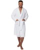 Bathrobe MEN King White collar S/M