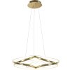 Pendant LED Lamp TOOLIGHT APP794-CP Modern Gold + remote control 3-light points 70W 54x54x26-89cm