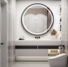 Bathroom LED Mirror REA MMJ 70cm Black