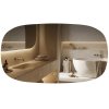 Mirror Rea Top-4 100X60 Led Transparent