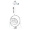 PENDANT CEILING LAMP TOOLIGHT LHJ106-1CP ROSE GOLD