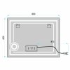 Mirror Rea Haven Led Transparent