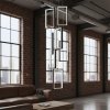 PENDANT CEILING LAMP TOOLIGHT LHJ089-7CP BLACK WHITE