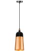 Pendant Lamp TOOLIGHT APP196 FOX B Bell Metal Black - Gold Pink E27 1-light point