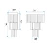 WALL LAMP TOOLIGHT APP1535-1W GOLD