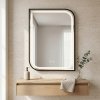 Mirror Rea Zone 80X60 Led Black