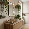 Mirror Rea Zone 70X50 Led Black