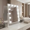Mirror Rea Style 30X40 Led White