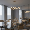 CEILING LAMP CHANDELIER REA G154-CP ZŁOTA GOLD