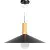 Pendant Lamp TOOLIGHT APP1084-1CP Black Brown E27 1-light point
