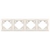 Toolight Quadruple Socket Frame Oste Jnh016-4f Beige