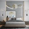 Pendant LED Lamp TOOLIGHT APP824-CP Modern Gold + remote control 1-light point 70 W 73x25cm