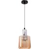 Pendant Lamp TOOLIGHT APP1011-1CP Beige E27 1-light point