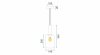 LAMP APP458-1CP ORANGE