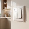 Toolight Double Switch Oste Jnh007-w White