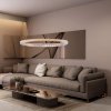 CEILING LAMP CHANDELIER TOOLIGHT MS009-CP ROSE GOLD 59CM