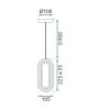 CEILING LAMP CHANDELIER TOOLIGHT G113-1CP GOLD