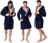 Bathrobe Jordan Navy-Grey Men L