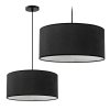 CEILING LAMP CHANDELIER TOOLIGHT APP623-1CP BLACK WHITE 40CM