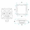 Toolight Single Switch Oste Jnh006-w Black