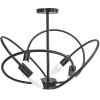 Pendant Lamp TOOLIGHT APP1093-4C 4 Black 4-light points E14 60x60x36cm