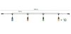 Outdoor garland black WOJ+14342