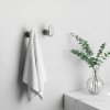Set Of Bathroom Hangers Rea Mati Brush Nickel