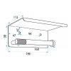 Paper Holder Rea 6613 Modern Brush Nickel