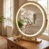 Mirror Rea Make-Up Led Gold