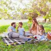 Picnic blanket Gray 150x130x1cm