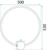 Wall LED Light Toolight APP1390-CW 23W gold