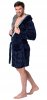 Bathrobe Jordan Navy-Grey Men L