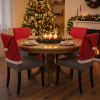 Christmas Chair Covers 2 pcs Santa's Hat