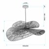 CEILING LAMP CHANDELIER TOOLIGHT BOHO APP1738-1CP 80CM