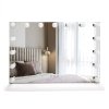 MIRROR REA HOLLYWOOD WHTE 58X45 LED