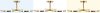 Pendant LED Lamp TOOLIGHT APP993-C Gold + remote control 3-light points 70W 63x66x24cm
