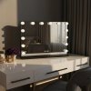 Mirror Rea Hollywood 58X45 Led Black