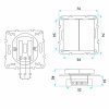 Toolight Double Switch Oste Jnh007-w White