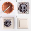 Toolight Single Switch Oste Jnh006-w Beige