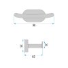 Rea Bathroom Hanger Til 105 Brush Copper